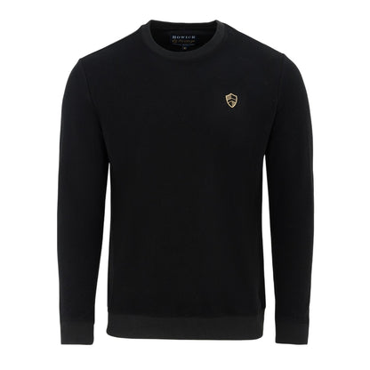 Black - Front - Howick Mens Logo Sweatshirt