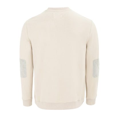 Light Beige - Back - Howick Mens Logo Sweatshirt