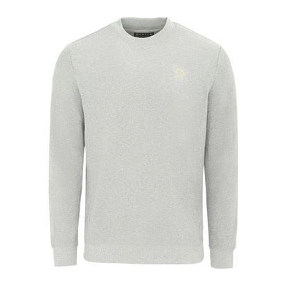 Light Grey Marl - Front - Howick Mens Logo Sweatshirt