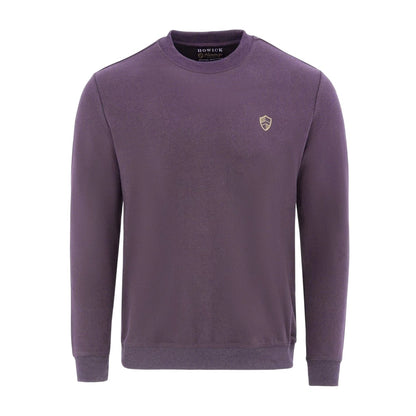 Light Purple - Front - Howick Mens Logo Sweatshirt