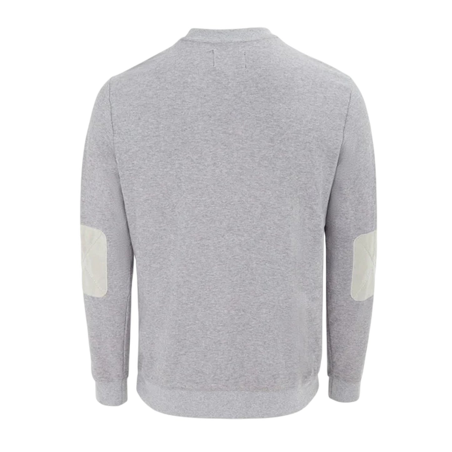 Mid Grey Marl - Back - Howick Mens Logo Sweatshirt
