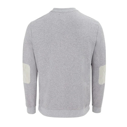 Mid Grey Marl - Back - Howick Mens Logo Sweatshirt