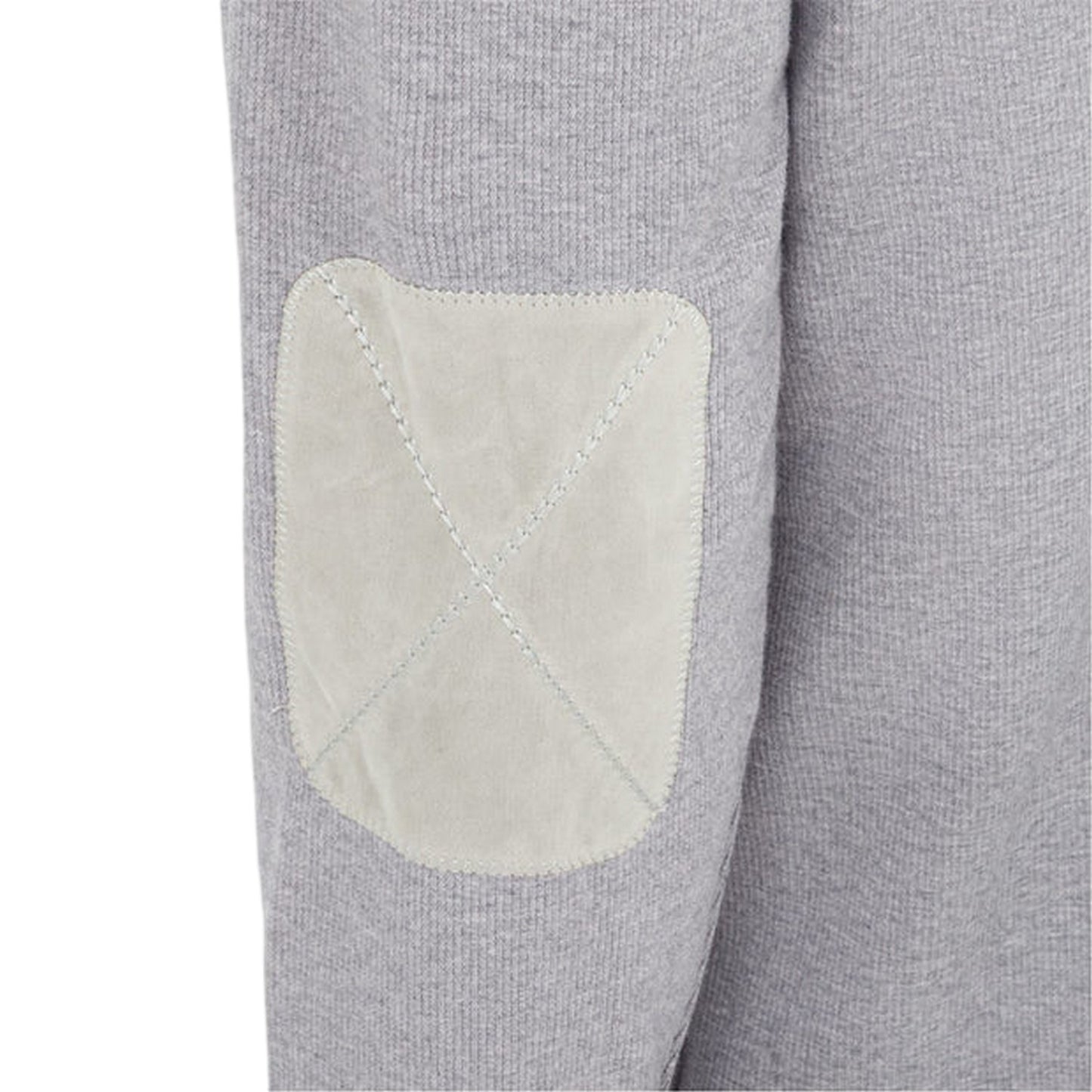 Mid Grey Marl - Side - Howick Mens Logo Sweatshirt