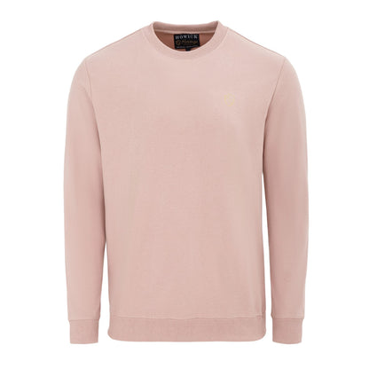 Pink - Front - Howick Mens Logo Sweatshirt