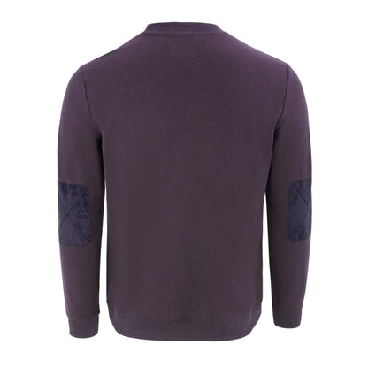 Purple - Back - Howick Mens Logo Sweatshirt
