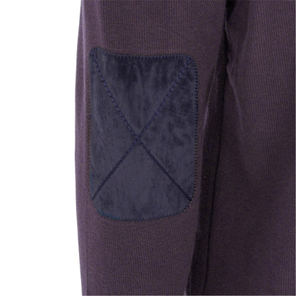 Purple - Side - Howick Mens Logo Sweatshirt