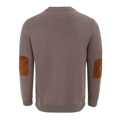 Light Brown - Back - Howick Mens Logo Sweatshirt