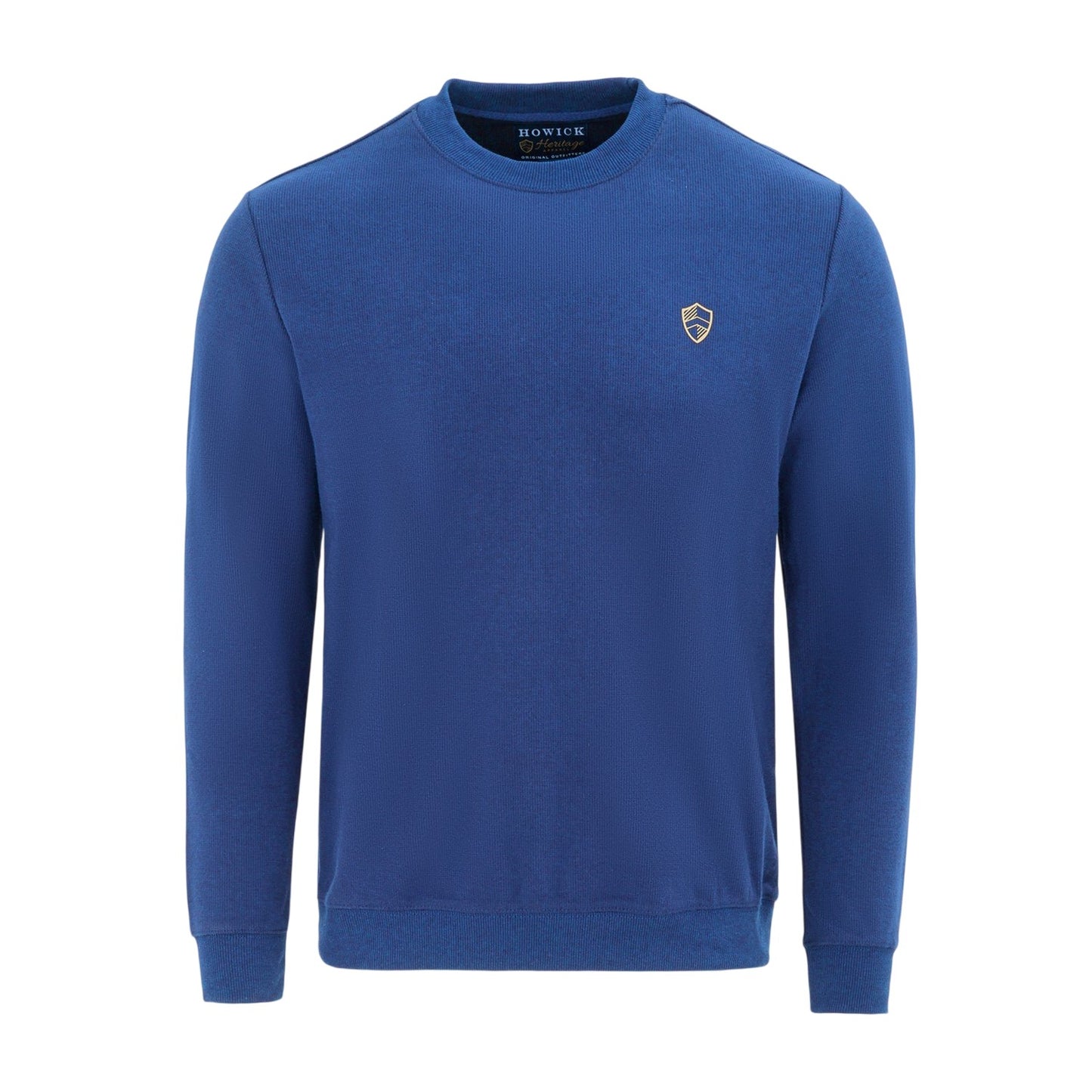 Blue - Front - Howick Mens Logo Sweatshirt