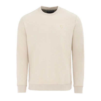 Beige - Front - Howick Mens Logo Sweatshirt