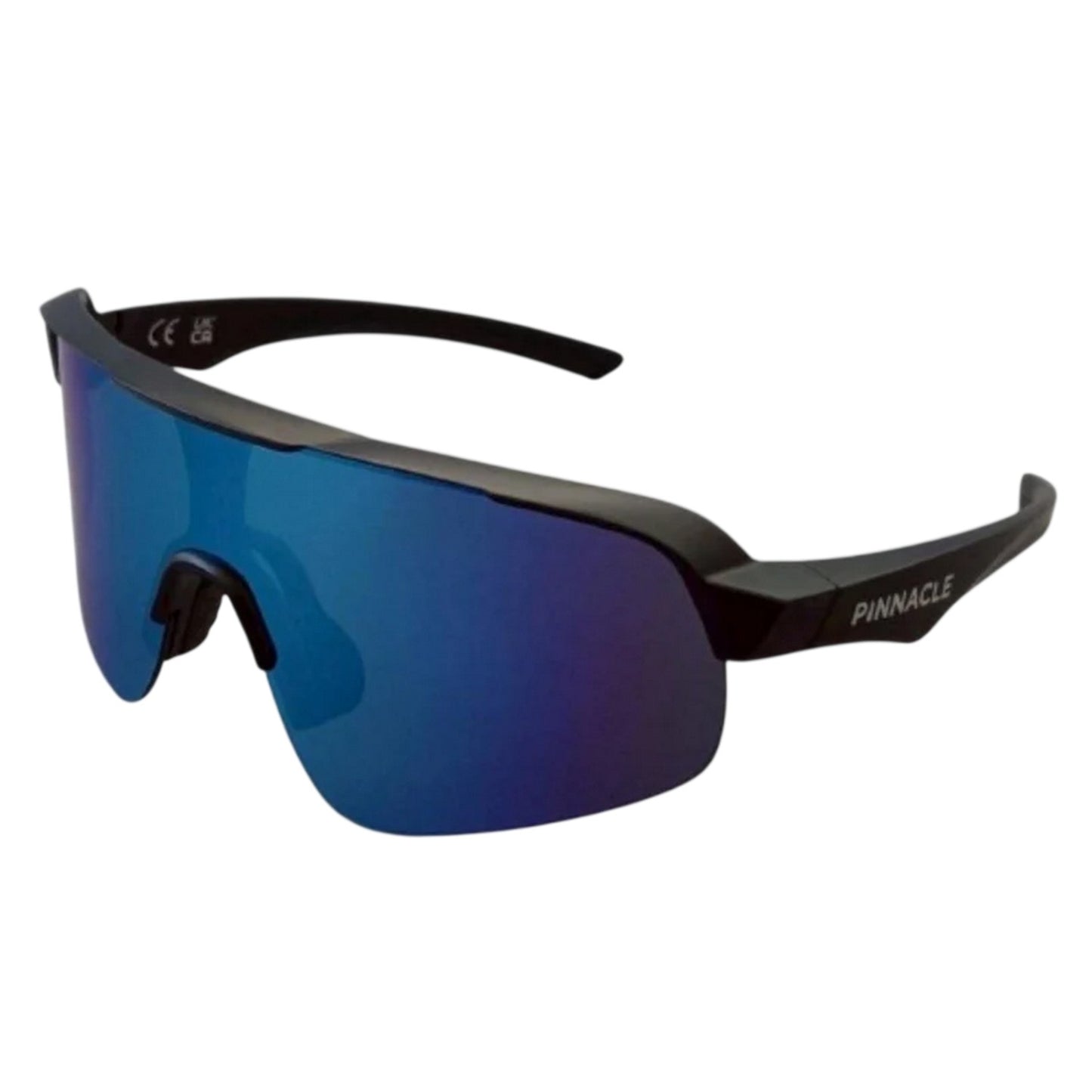 Black - Front - Pinnacle Unisex Adult Cycling Sunglasses