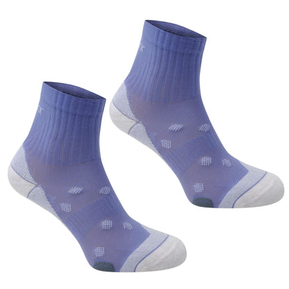 Lilac - Front - Karrimor Womens-Ladies Running Socks (Pack of 2)