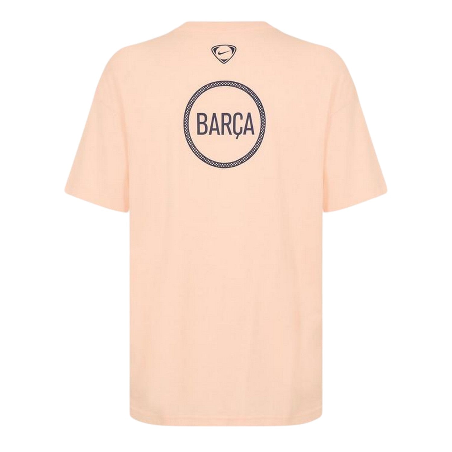 Beige - Back - Nike Mens T90 FC Barcelona T-Shirt