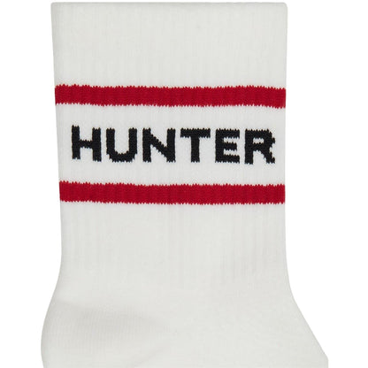 White-Chilli Pepper - Back - Hunter Unisex Adult Ankle Socks (Pack of 3)