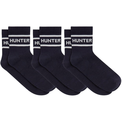White-Chilli Pepper - Front - Hunter Unisex Adult Ankle Socks (Pack of 3)