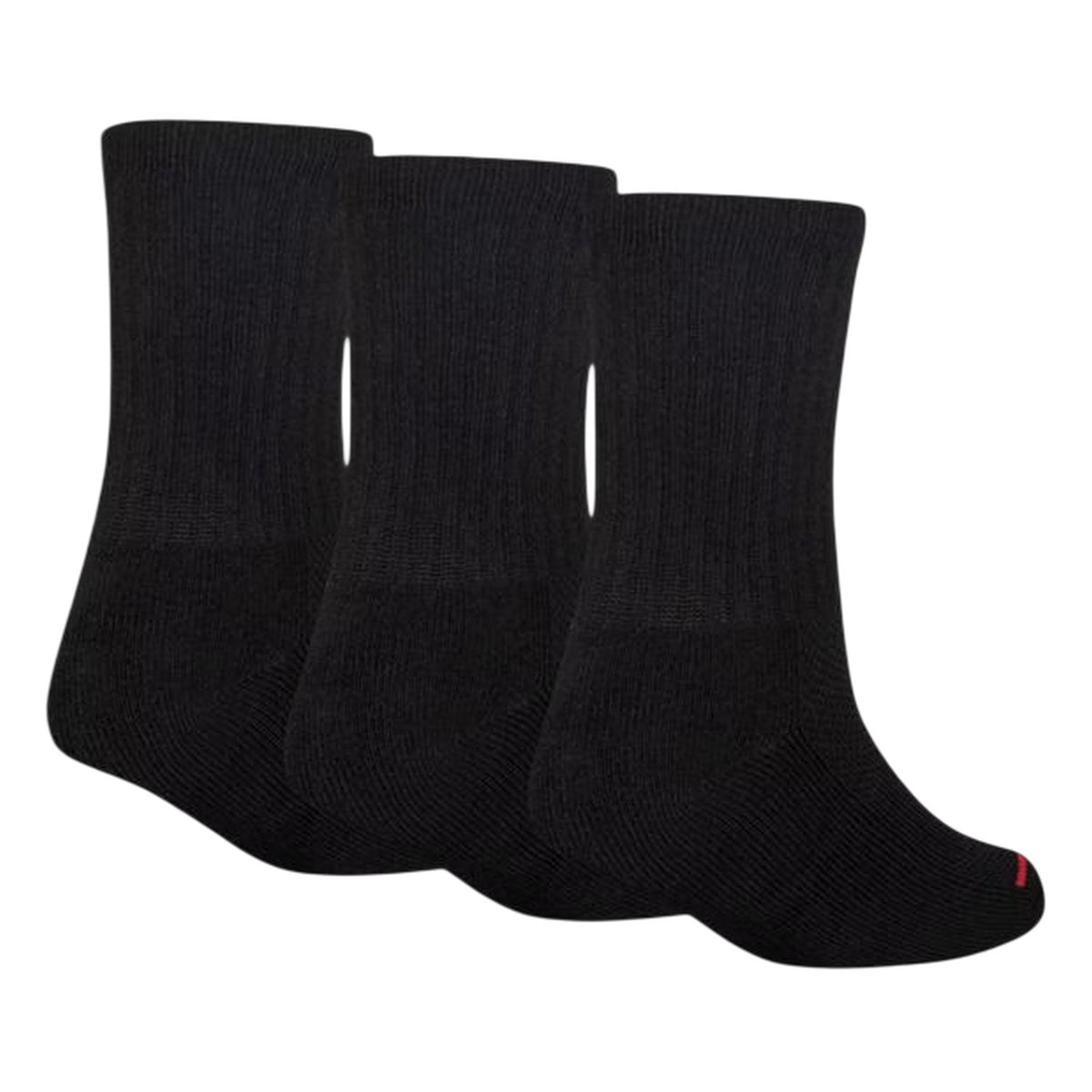 Black - Back - Nike Childrens-Kids Air Jordan Crew Socks (Pack of 3)