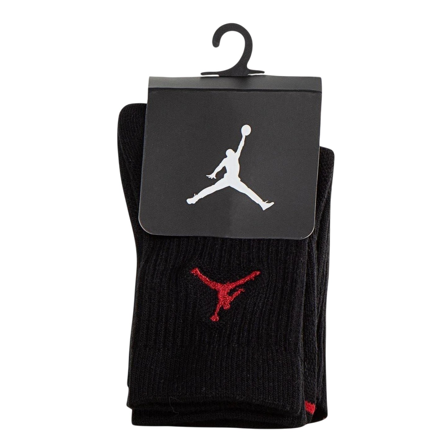 Red-Multicoloured - Front - Nike Childrens-Kids Air Jordan Crew Socks (Pack of 3)