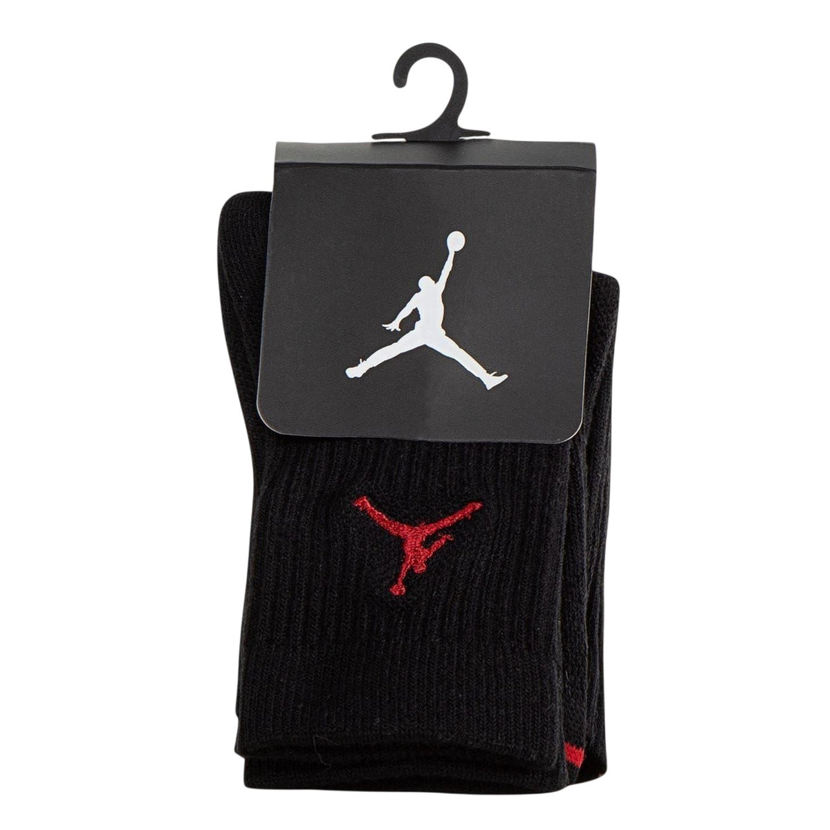 Black - Side - Nike Childrens-Kids Air Jordan Crew Socks (Pack of 3)