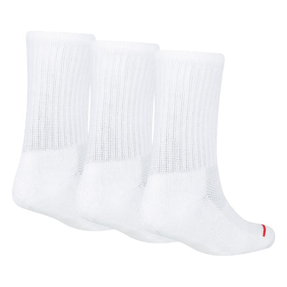 White - Back - Nike Childrens-Kids Air Jordan Crew Socks (Pack of 3)