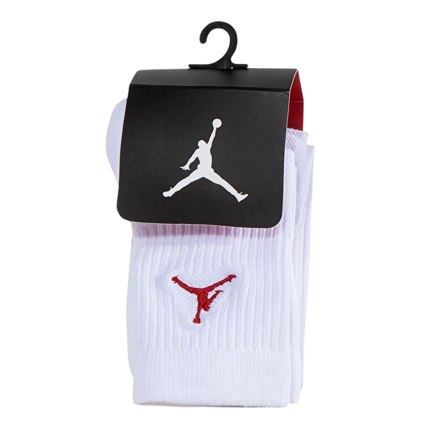 White - Side - Nike Childrens-Kids Air Jordan Crew Socks (Pack of 3)