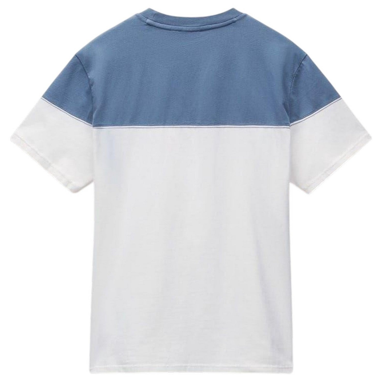 White-Blue - Back - Napapijri Mens Saturnia Geographic Crew Neck T-Shirt
