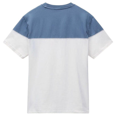 White-Blue - Back - Napapijri Mens Saturnia Geographic Crew Neck T-Shirt