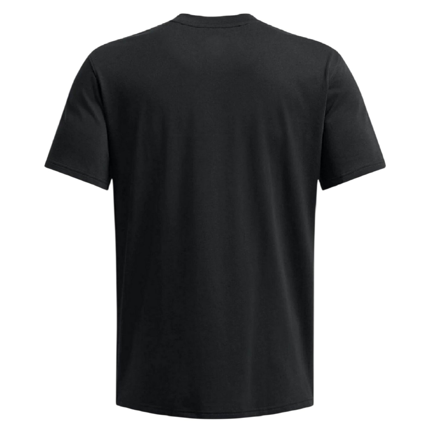 Black-White - Back - Under Armour Mens Curry Logo Heavyweight T-Shirt