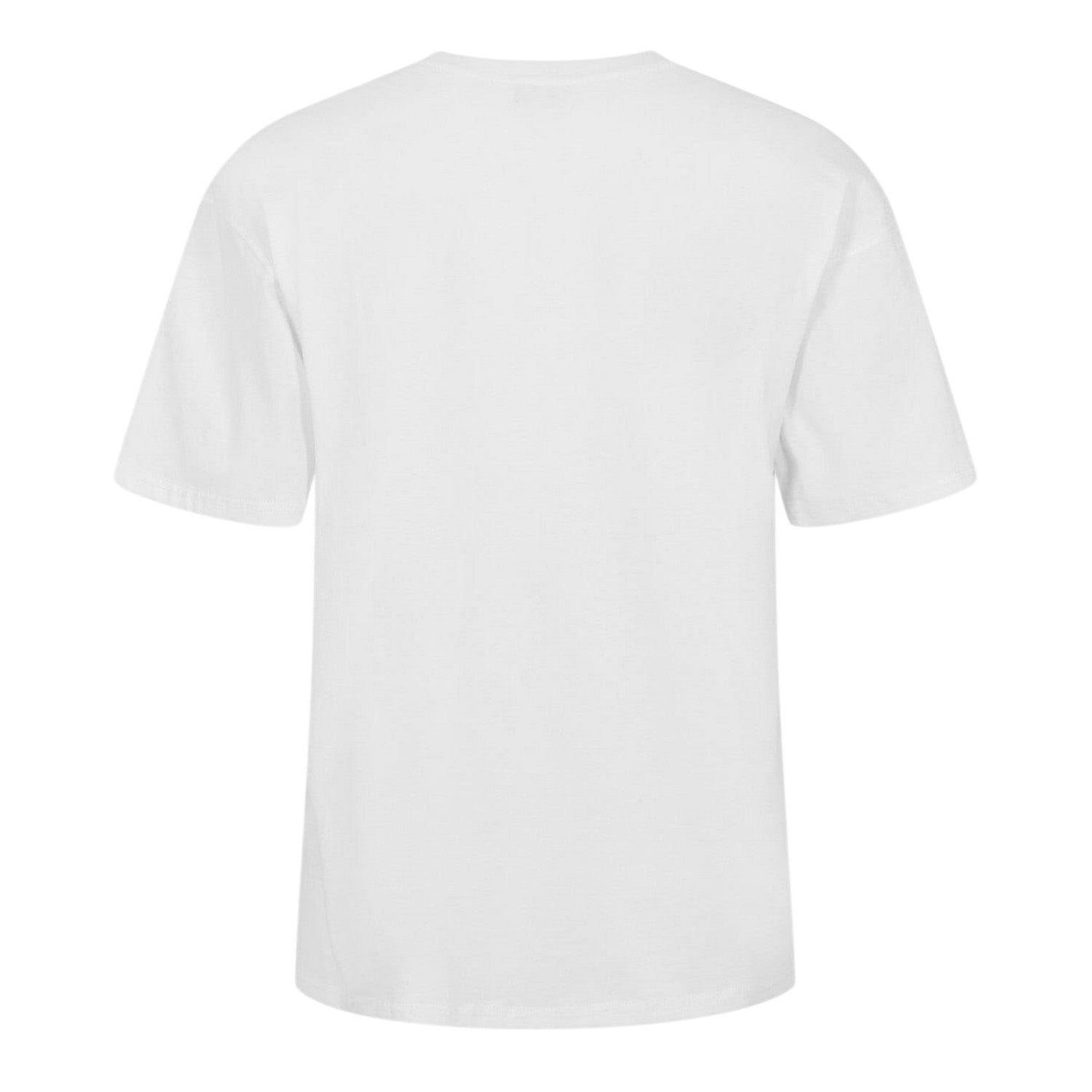 White - Back - Diesel Mens Graffiti Logo Boxy T-Shirt