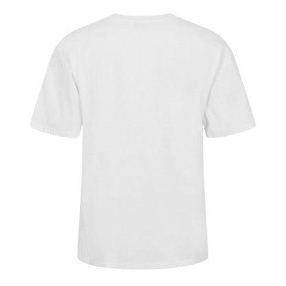 White - Back - Diesel Mens Graffiti Logo Boxy T-Shirt