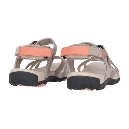Beige - Back - Karrimor Womens-Ladies Salina Leather Walking Sandals