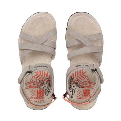 Beige - Lifestyle - Karrimor Womens-Ladies Salina Leather Walking Sandals