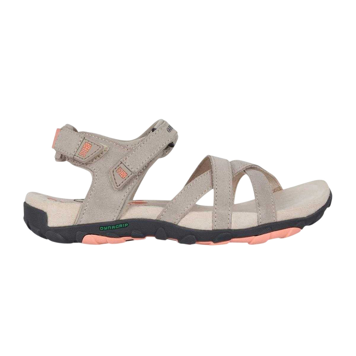 Beige - Front - Karrimor Womens-Ladies Salina Leather Walking Sandals