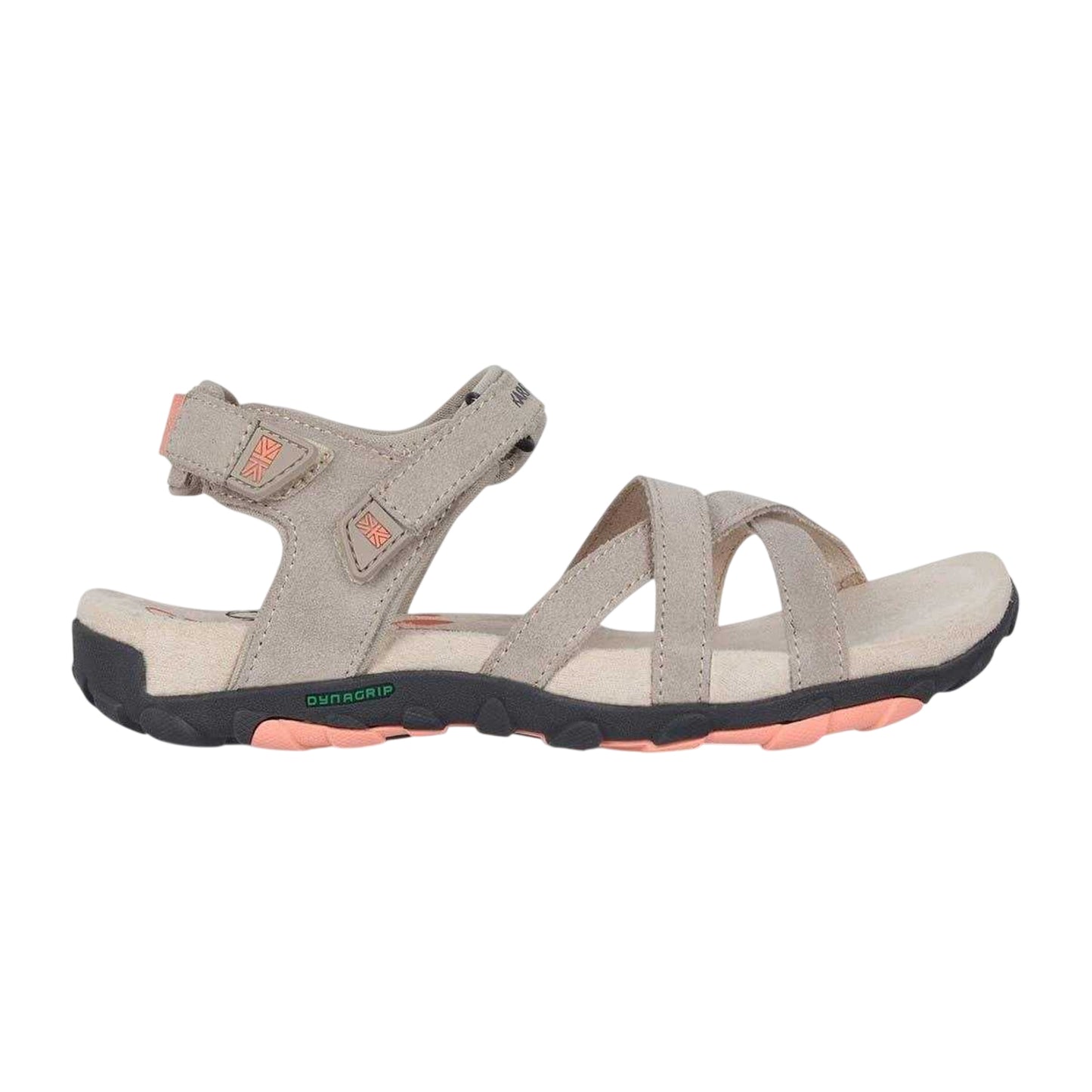 Beige - Front - Karrimor Womens-Ladies Salina Leather Walking Sandals