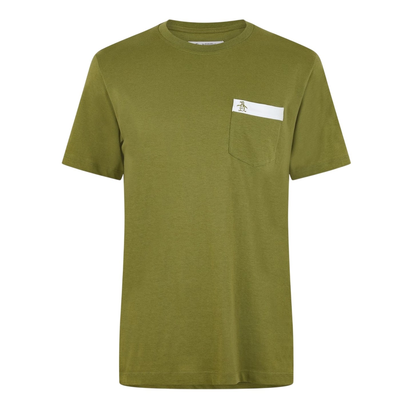 Olive Branch - Front - Original Penguin Mens Logo Chest Pocket T-Shirt