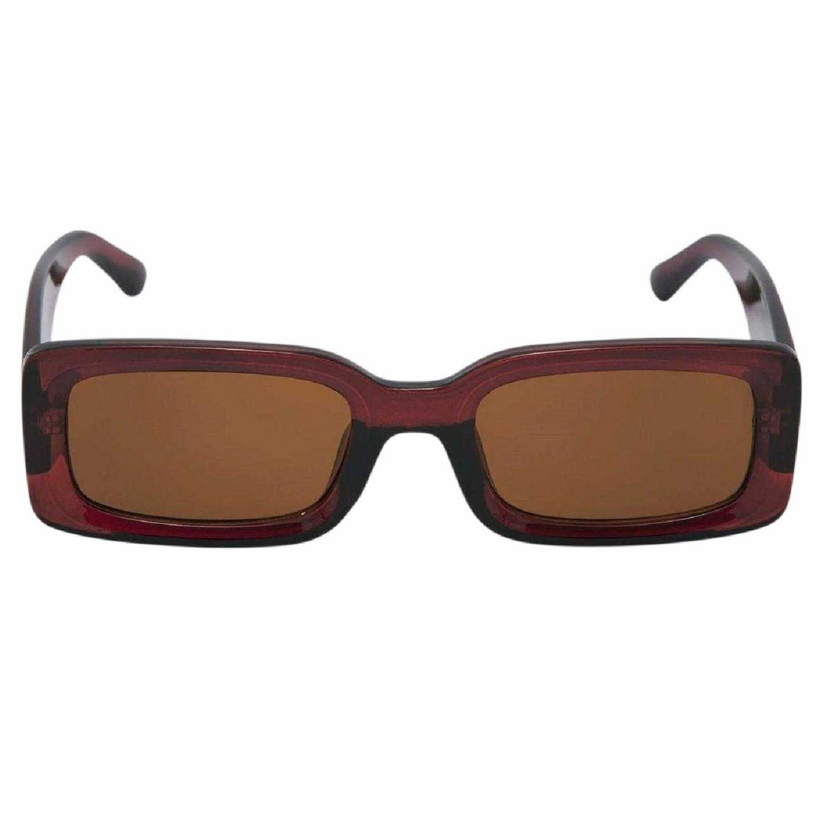 Bison - Front - JJXX Womens-Ladies Rosee Rectangular Sunglasses