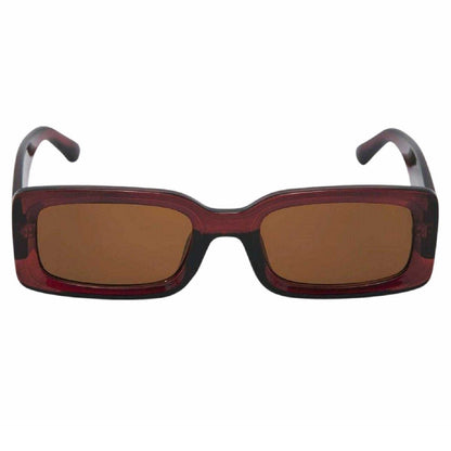 Bison - Front - JJXX Womens-Ladies Rosee Rectangular Sunglasses