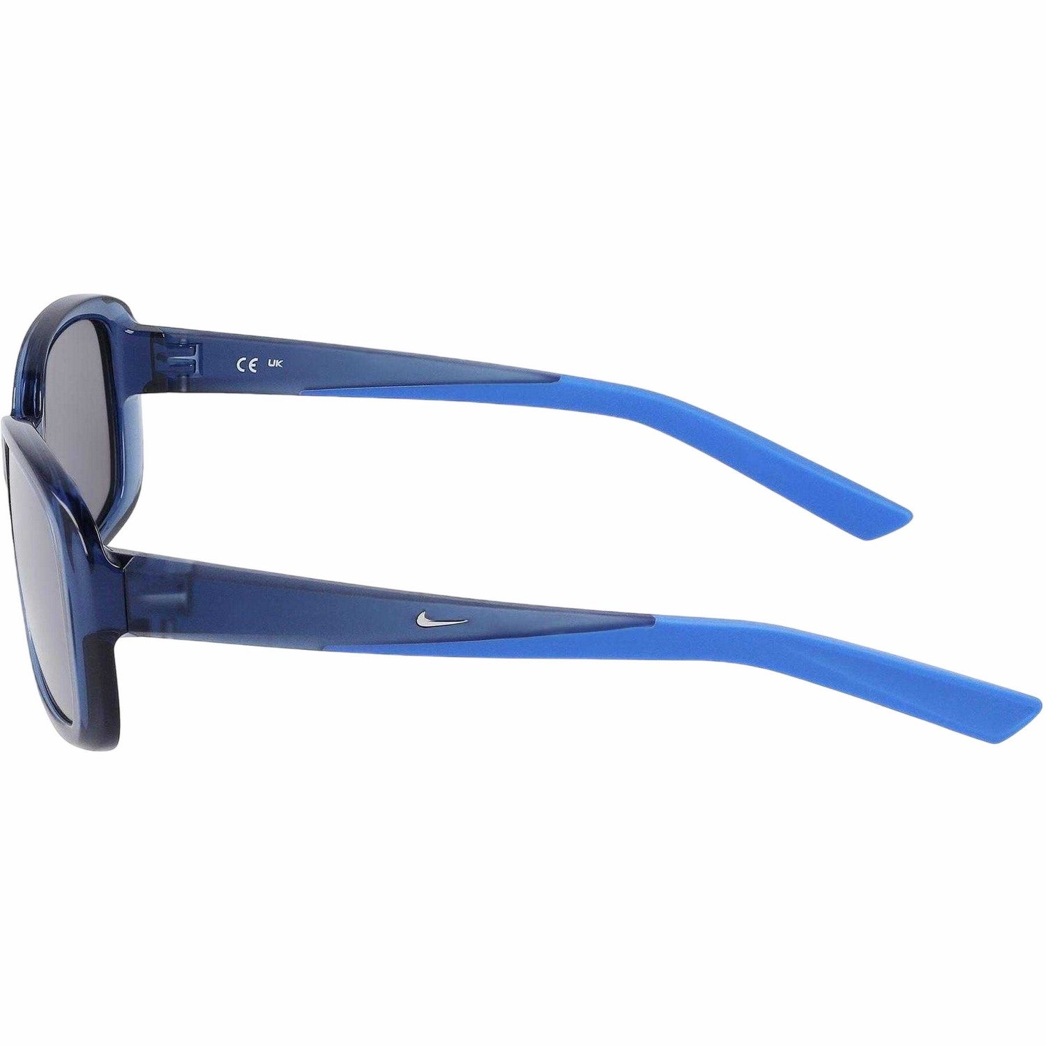 Navy Blue-Silver - Pack Shot - Nike Unisex Adult Epic Breeze Oval Sunglasses