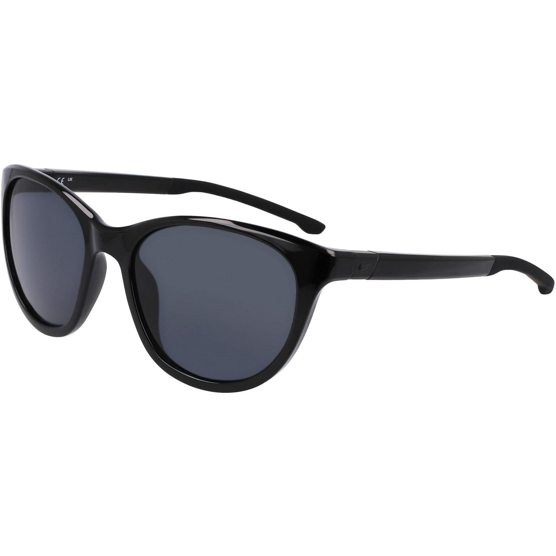 Black-Grey - Side - Nike Womens-Ladies City Hero Cat Eye Sunglasses