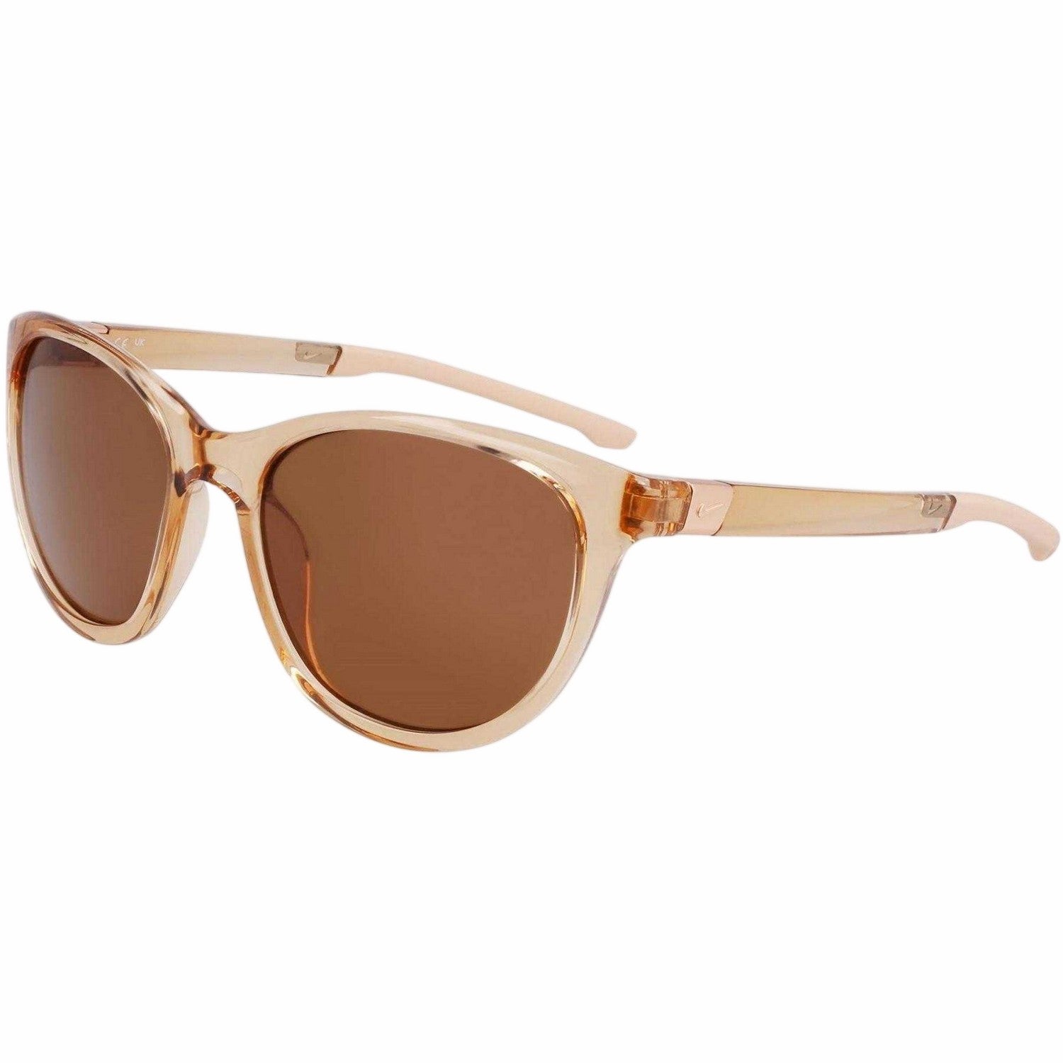 Brown - Side - Nike Womens-Ladies City Hero Cat Eye Sunglasses