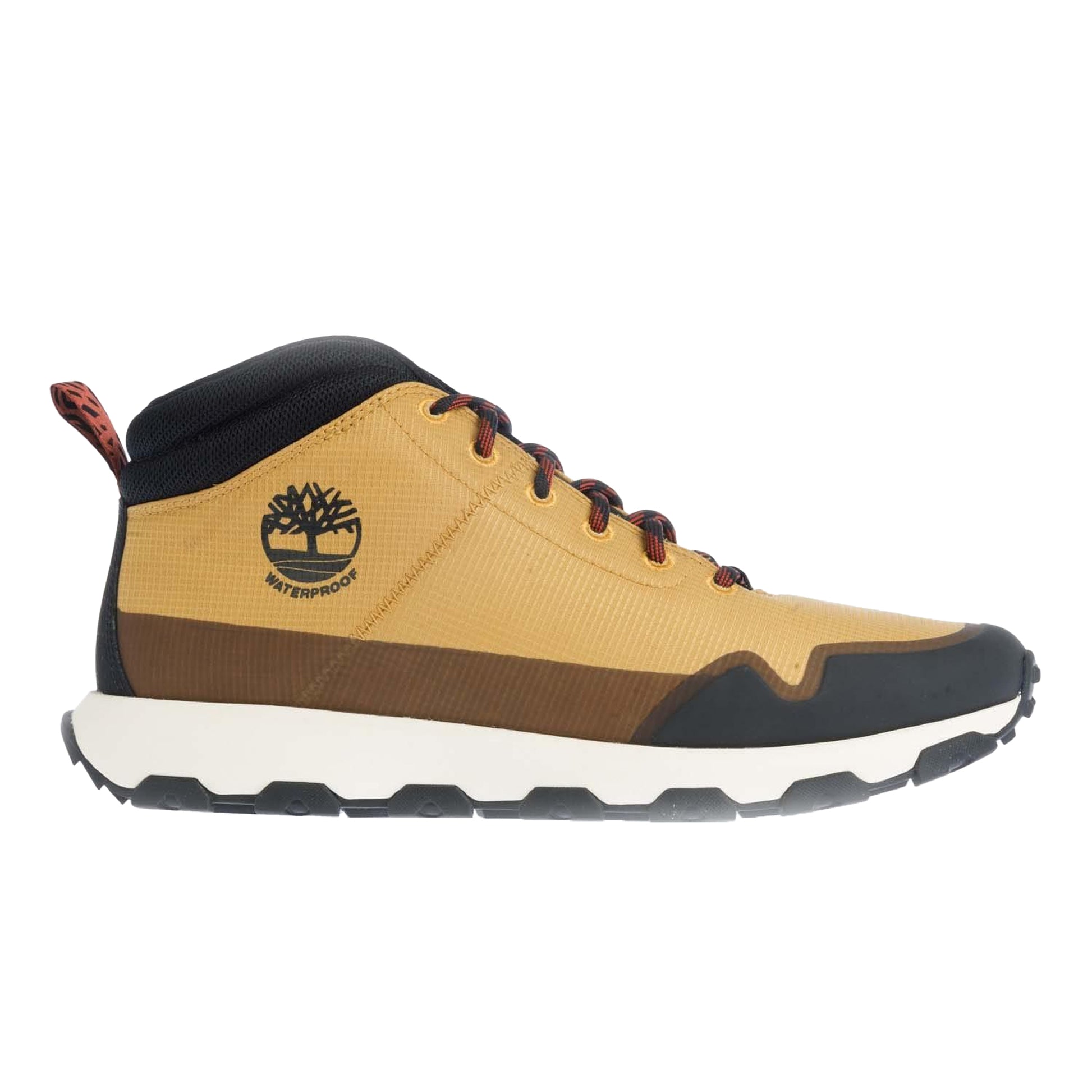 Wheat - Back - Timberland Mens Winsor Trail Mid Cut Waterproof Boots