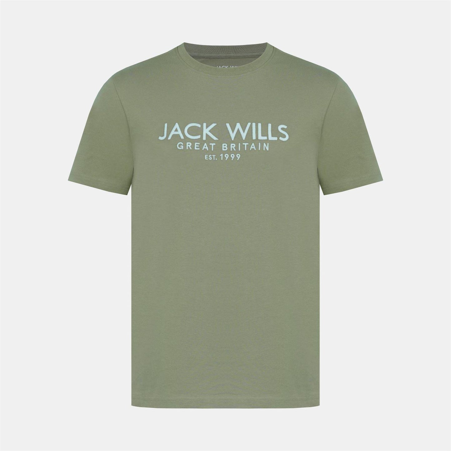 Light Green - Front - Jack Wills Mens Carnaby Logo T-Shirt