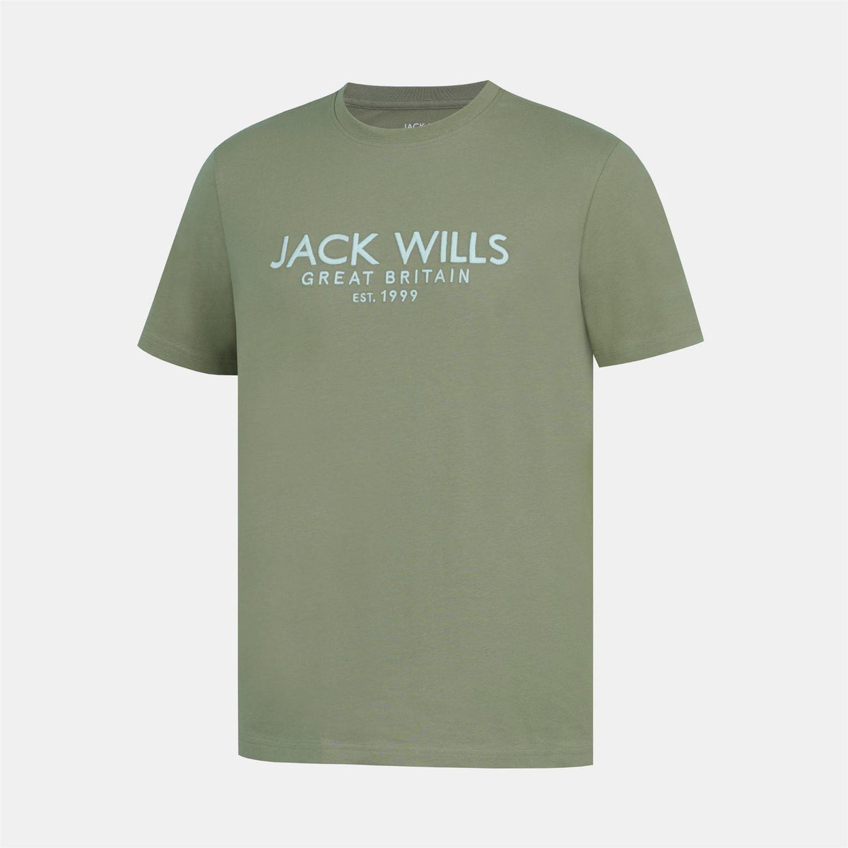 Light Green - Back - Jack Wills Mens Carnaby Logo T-Shirt