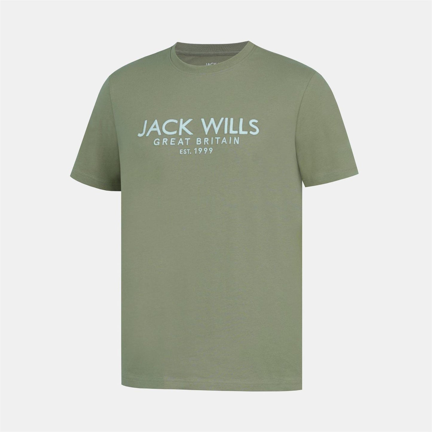 Light Green - Back - Jack Wills Mens Carnaby Logo T-Shirt