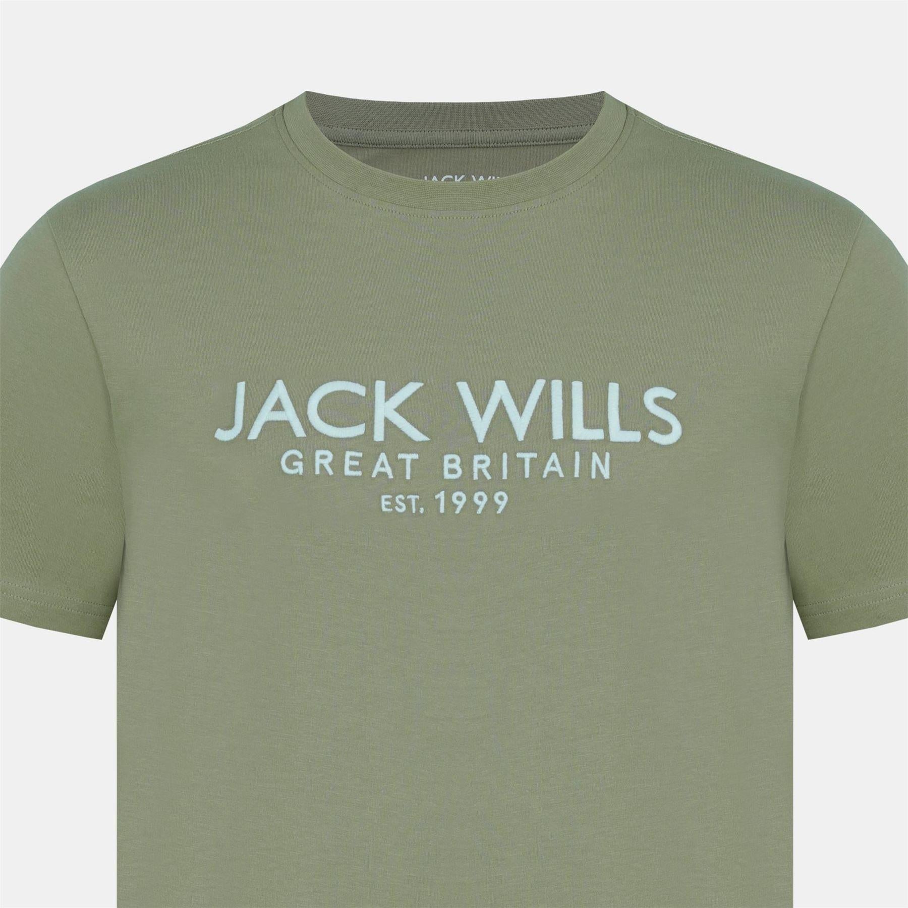 Light Green - Lifestyle - Jack Wills Mens Carnaby Logo T-Shirt