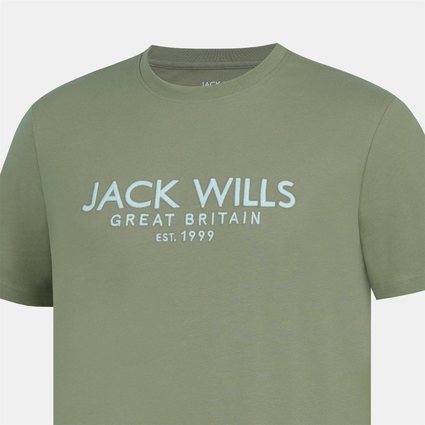 Light Green - Pack Shot - Jack Wills Mens Carnaby Logo T-Shirt