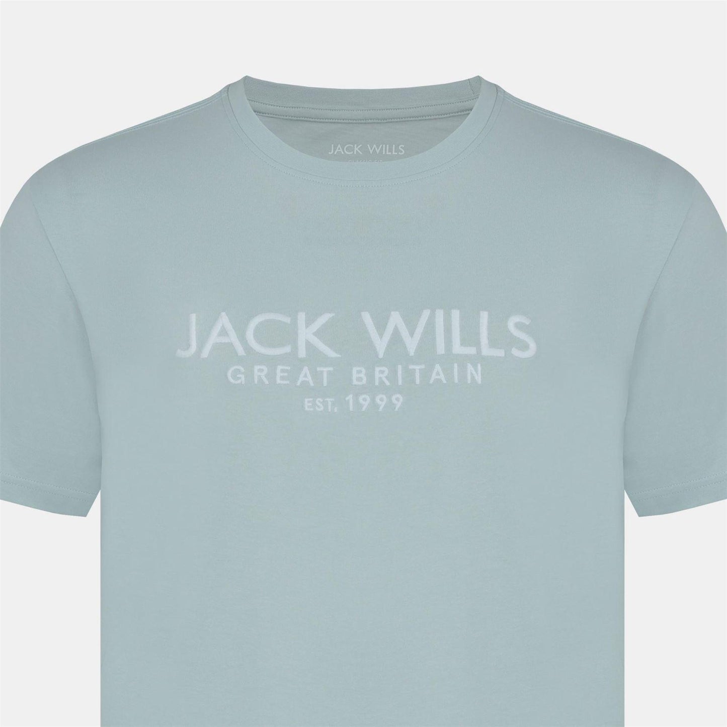 Light Blue - Lifestyle - Jack Wills Mens Carnaby Logo T-Shirt