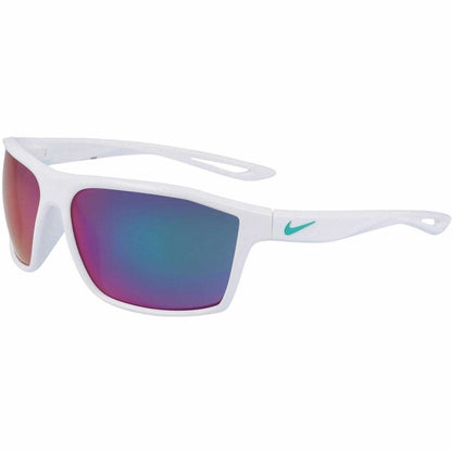 White-Grey-Teal - Side - Nike Mens Legend Sport Sunglasses