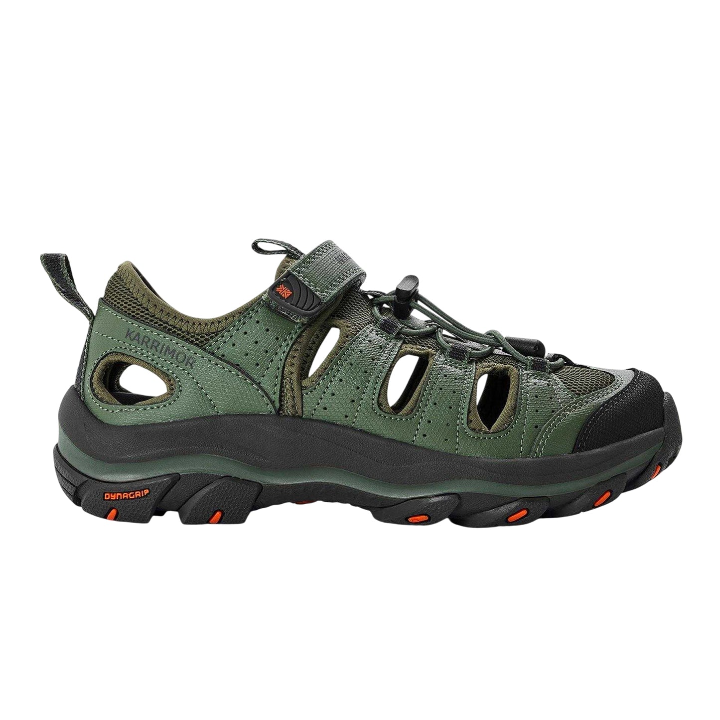 Khaki Green - Front - Karrimor Mens K2 Walking Sandals