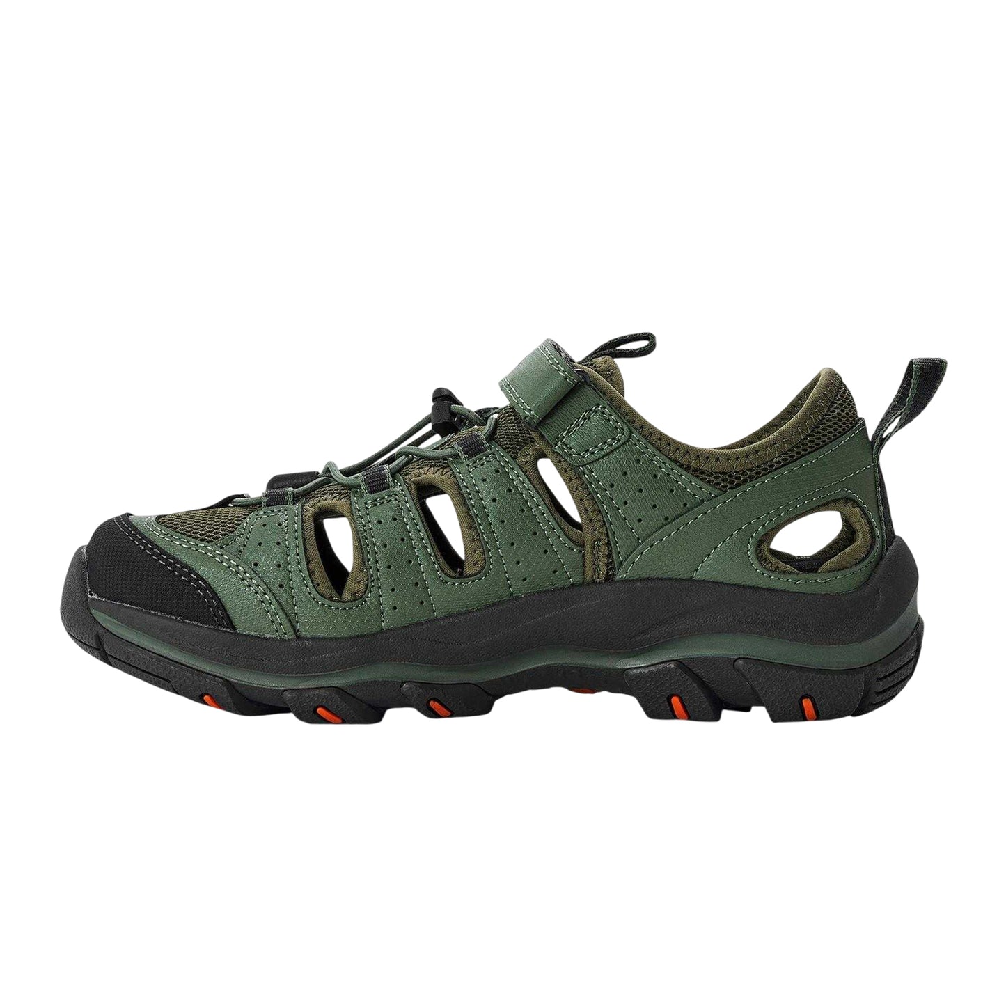 Khaki Green - Back - Karrimor Mens K2 Walking Sandals