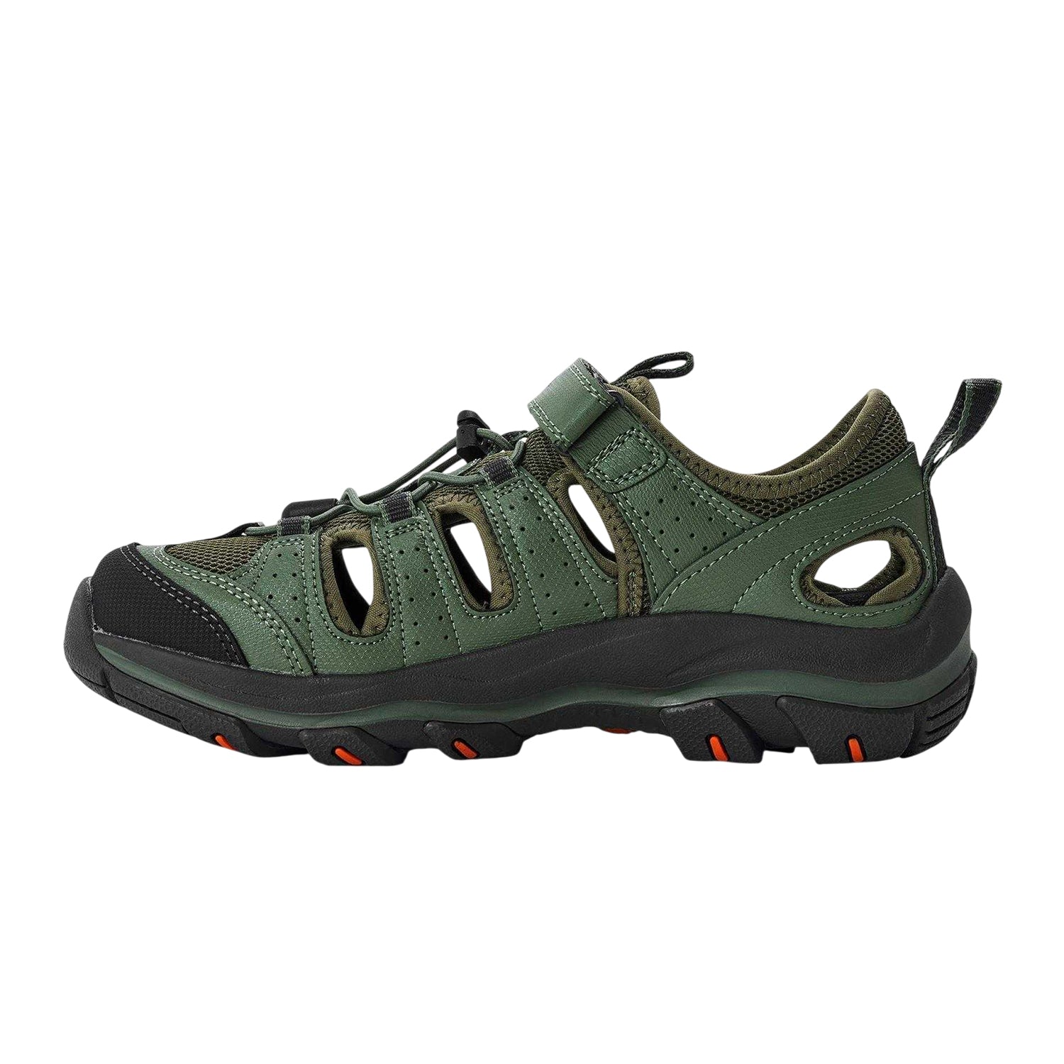 Khaki Green - Back - Karrimor Mens K2 Walking Sandals