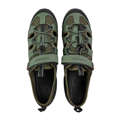 Khaki Green - Side - Karrimor Mens K2 Walking Sandals